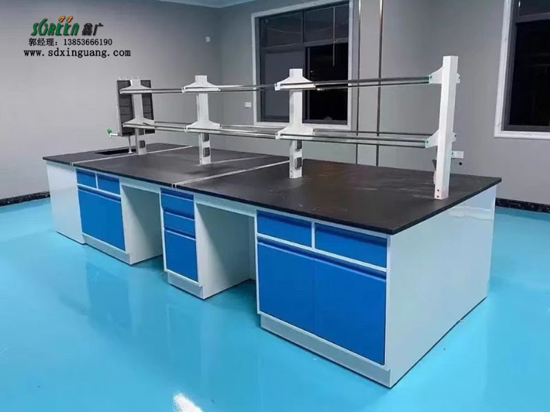 濰坊實驗室家具實驗室實驗臺試驗邊臺全鋼實驗臺
